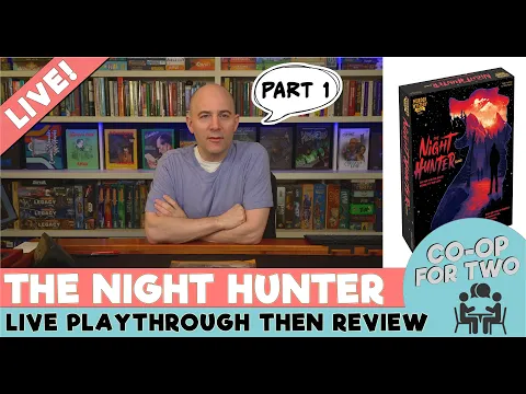 The Night Hunter - New Cold Case Game from Gencon - Live Play - Chapter 1