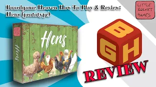 Boardgame Heaven How To Play & Review 169: Hens (Little Rocket Games)