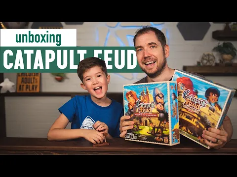 An Excuse to Play with Toys! | Catapult Feud Unboxing (With Siege Expansion)