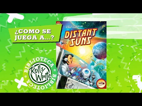 Como se Juega a Distant Suns castellano (Juego de Mesa Roll & Write )