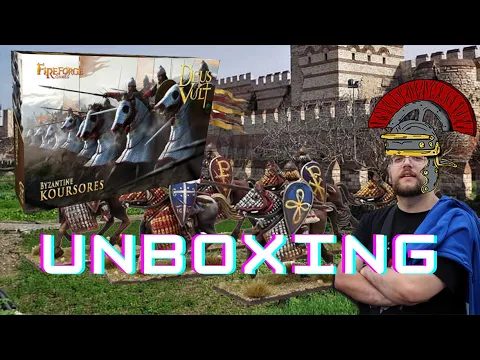 Unboxing Byzantine Koursores from FireForge Games - 28mm Plastic version of Eastern Rome Steel Fist