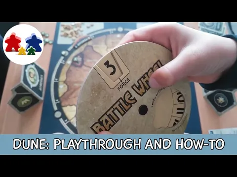 Dune board game - two players (son vs. dad), quick playthrough and how to play