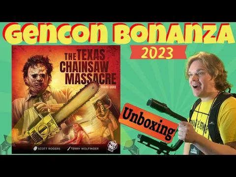 The Texas Chainsaw Massacre Board Game Hot Game Unboxing at Gen Con 2023