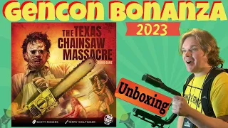 The Texas Chainsaw Massacre Board Game Hot Game Unboxing at Gen Con 2023