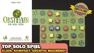 Obsthain: Ein Solo-Spiel • #2 der BESTEN Solo Spiele im Jahr 2021 • macht süchtig!