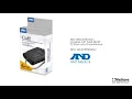 A&D Medical Medium UA-series cuff: Adult Slimfit 22-32cm Arm Circumference video