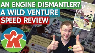 A Wild Venture - Board Game Review - An Engine Dismantler?