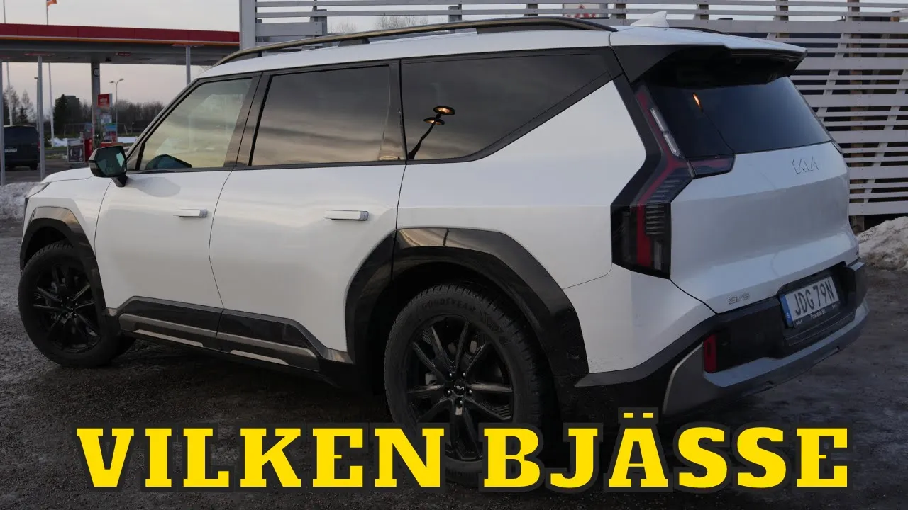 Kia EV9 AWD Räckviddstest - Stor, fyrkantig och törstig | Elbilsmagasinet