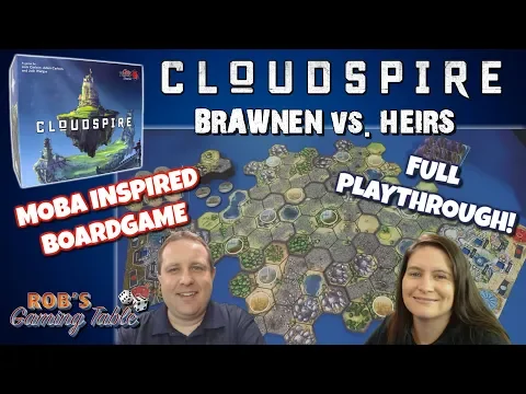 Cloudspire Gameplay | 2 Player Playthrough | Brawnen vs. Heirs