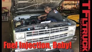 Finally, We Get Fuel Injection! Big Green 1985 Chevy K10 Project Ep.14
