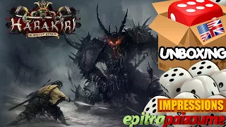 Harakiri: Blades of Honor - Unboxing & Impressions (EN) by Epitrapaizoume