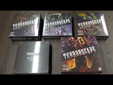 Terrorscape Gameplay All-In + Deluxe Token | Unboxing | Deutsch
