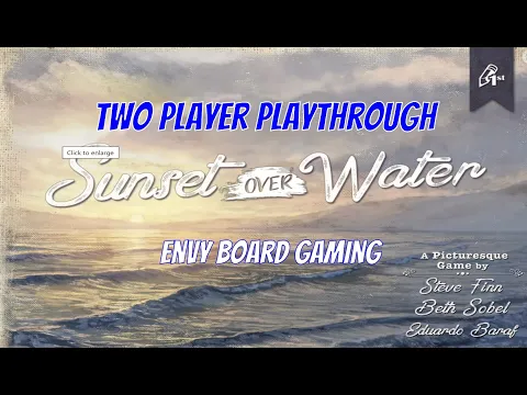 Sunset Over Water Board Game Playthrough