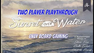 Sunset Over Water Board Game Playthrough