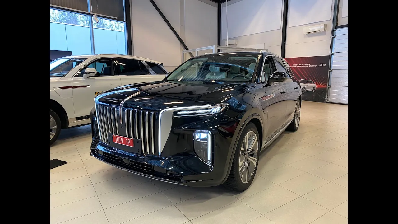 Hongqi E-HS9 Prototyper i Norge