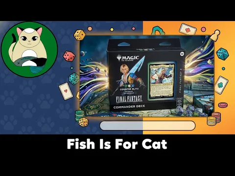 COUNTER BLITZ Final Fantasy X Commander Deck Unboxing | MTG x FF X [No Talk ASMR]