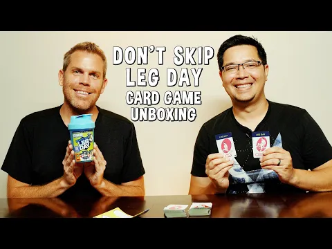 Unboxing Don't Skip Leg Day - Gym Bro Card Game