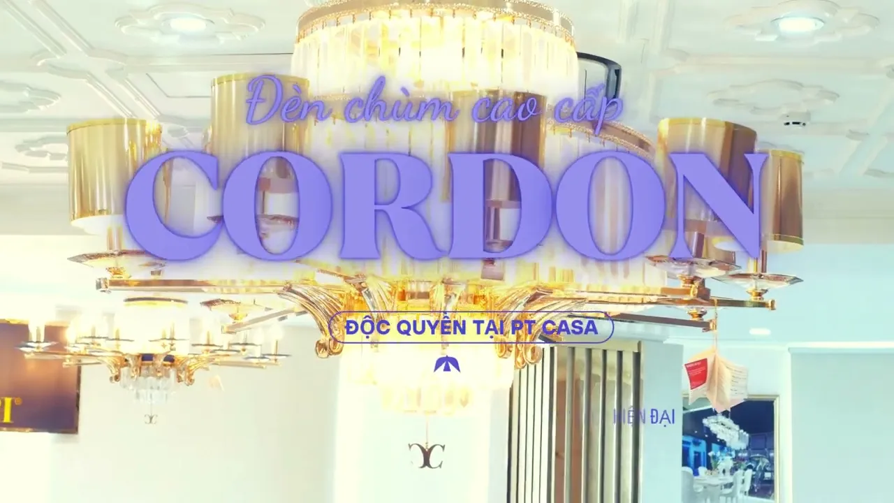 Đèn chùm VTG-0156/10+18 – CORDON hiện đại, cao cấp