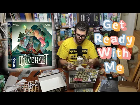 Unboxing Covenant by Devir | Board Game GRWM
