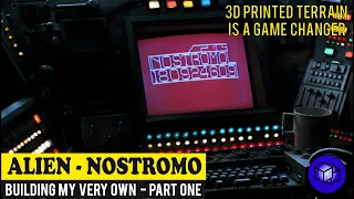 Building my Very Own Nostromo - Alien 3d printed terrain - Part One