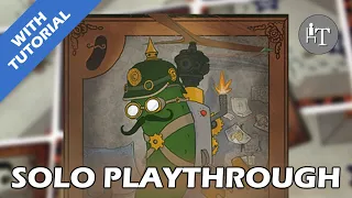 Tutorial & Solo Playthrough of Mouse Cheese Cat Cucumber - Solo Board Game