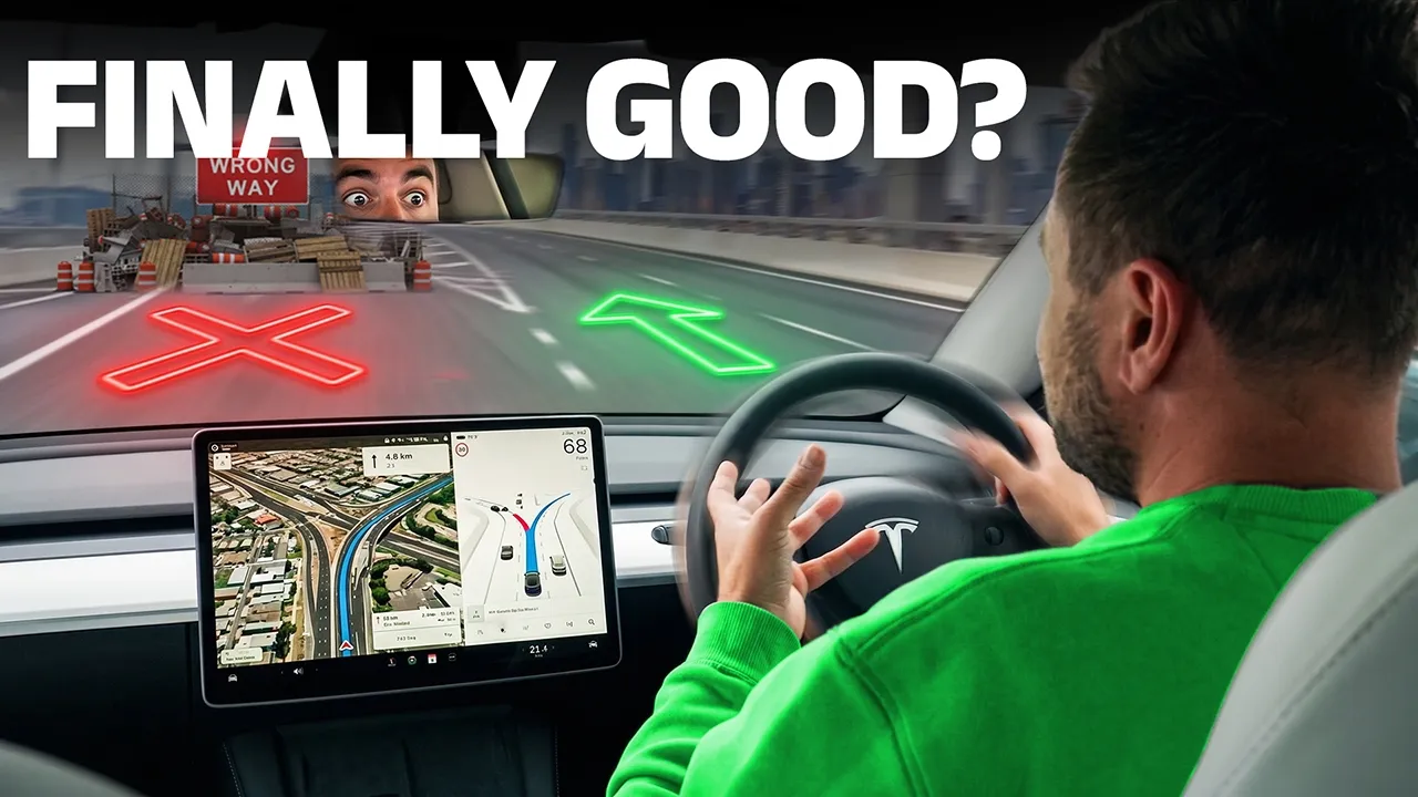 FIRST DRIVE of Tesla FSD V14: Does it actually work?