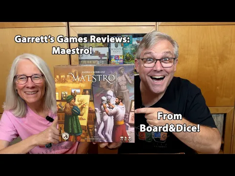 Michelangelo vs. Leonardo! Garrett's Games Reviews Maestro from Board&Dice!