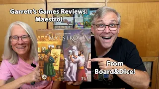 Michelangelo vs. Leonardo! Garrett's Games Reviews Maestro from Board&Dice!