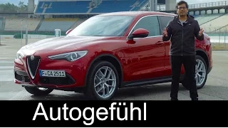Alfa Stelvio FULL REVIEW Racetrack vs Giulia Quadrifoglio test driven Alfa Romeo SUV - Autogefühl