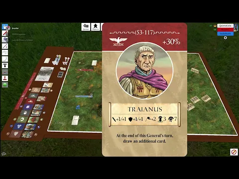 How to play Onus! Traianus. A playthrough using Tabletop Simulator.