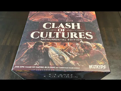 Clash of Cultures: Monumental Edition (WizKids) - Unboxing & Overview - Is This My Grail Civ Game?