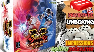 Street Fighter V Champion Edition Legends - Prototype Unboxing & Impressions (EN) by Epitrapaizoume