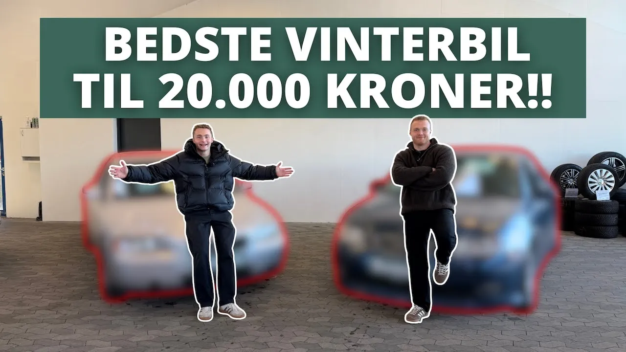 BEDSTE vinterbil til under 20.000 KRONER!