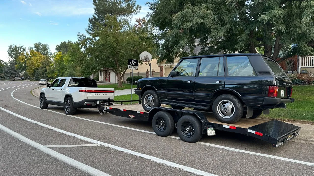 Livestream: Rivian Towing Range Rover To Colorado Springs & Back