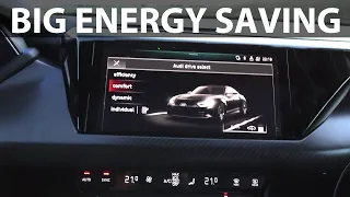 Audi e-tron GT Efficiency Mode test