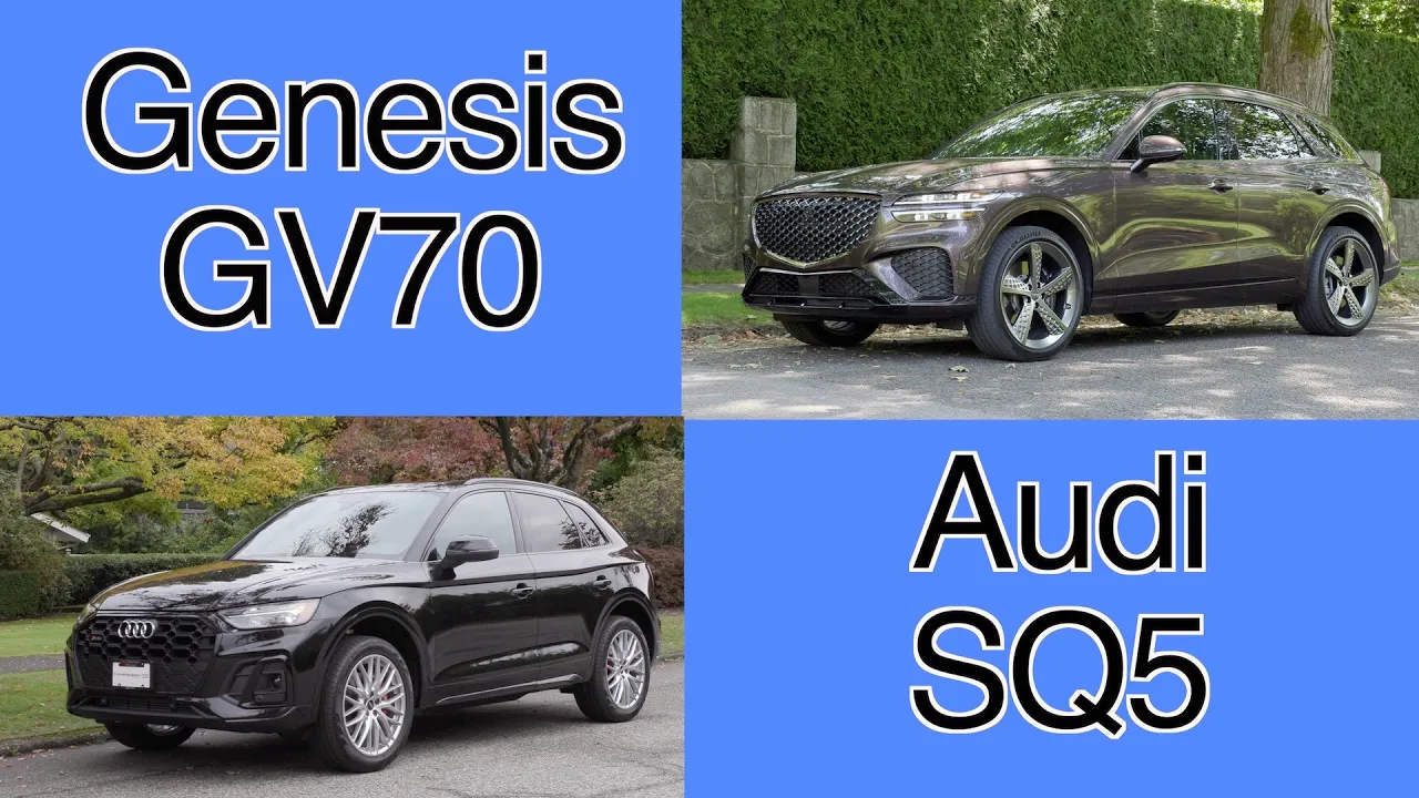 Audi SQ5 VS Genesis GV70 3.5T comparison // The upstart and the best seller.