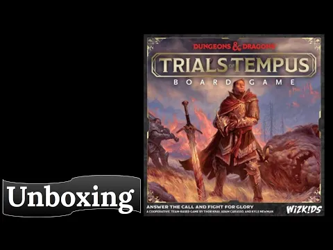 Dungeons & Dragons: Trials of Tempus Board Game - Unboxing