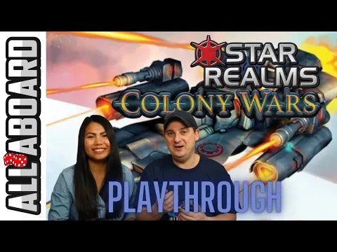 STAR REALMS: COLONY WARS | Board Game | 2 Player Playthrough | The Fight for the Colonies