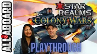 STAR REALMS: COLONY WARS | Board Game | 2 Player Playthrough | The Fight for the Colonies