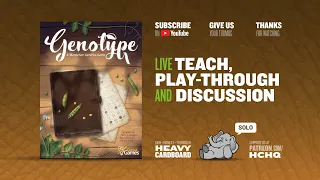 Genotype --- solo Play-through by Heavy Cardboard