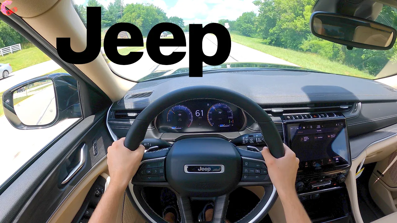NEW 3-ROW! 2021 Jeep Grand Cherokee L // POV Review & Test Drive (3D Binaural Audio)
