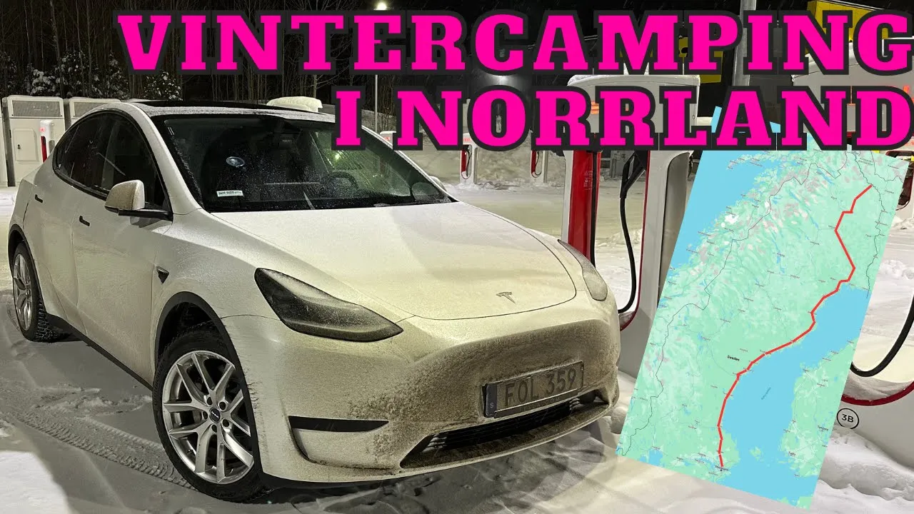 Tesla Model Y RWD till Karesuando i december (del 1) | Elbilsmagasinet