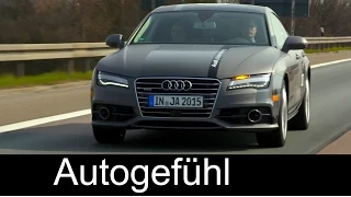 Exclusive Audi autonomous driving car expert review: Audi A7 Piloted Driving Concept German Autobahn