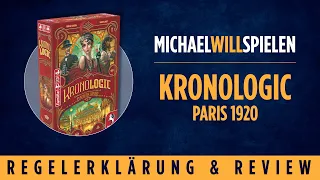 KRONOLOGIC – PARIS 1920 – Regelerklärung und Review – kniffliges Deduktionsspiel
