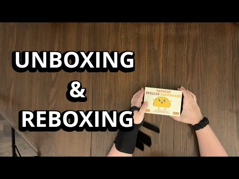 Tacocat Spelled Backwards - A Palindromic Game from Exploding Kittens Unboxing - What's in the Box?