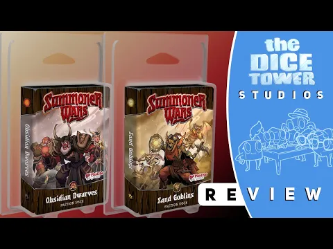 Summoner Wars: Sand Goblins & Obsidian Dwarves Faction Decks Review: You have my Turret & My Axe!