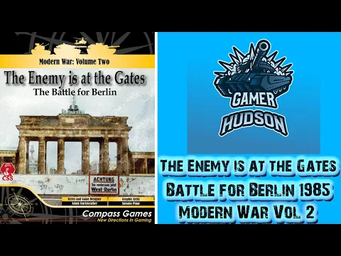 The Enemy is at the Gates - Battle for Berlin 1985 Compass Games (4K) #ww3 #coldwar