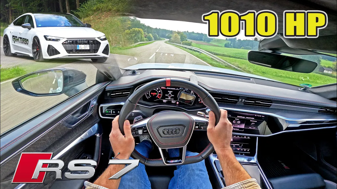 1010HP AUDI RS7 C8 BTM Turbo // INSANE SOUND & POV TEST DRIVE