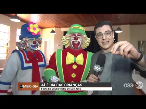 PATATI E PATATÁ COMEMORAM O DIA DAS CRIANÇAS EM SÃO JOSÉ