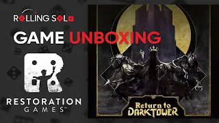 Return to Dark Tower + Expansions & Add-ons | Game Unboxing